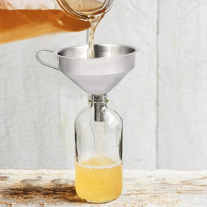 Edelstahl Trichter Trichter Küche werkzeug glaskolben hüfte Whiskey alkohol schnaps flasche metall tasche groomsmen Getränk