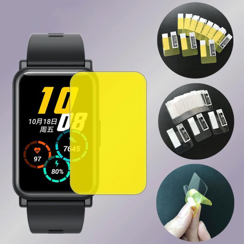 3Stck HD klar schützend Film Pro Huawei Honor ES Clever Uhr voll Bildschirm Schutz Startseite Unthin TPU Film Pro HUAWEI Uhr passen