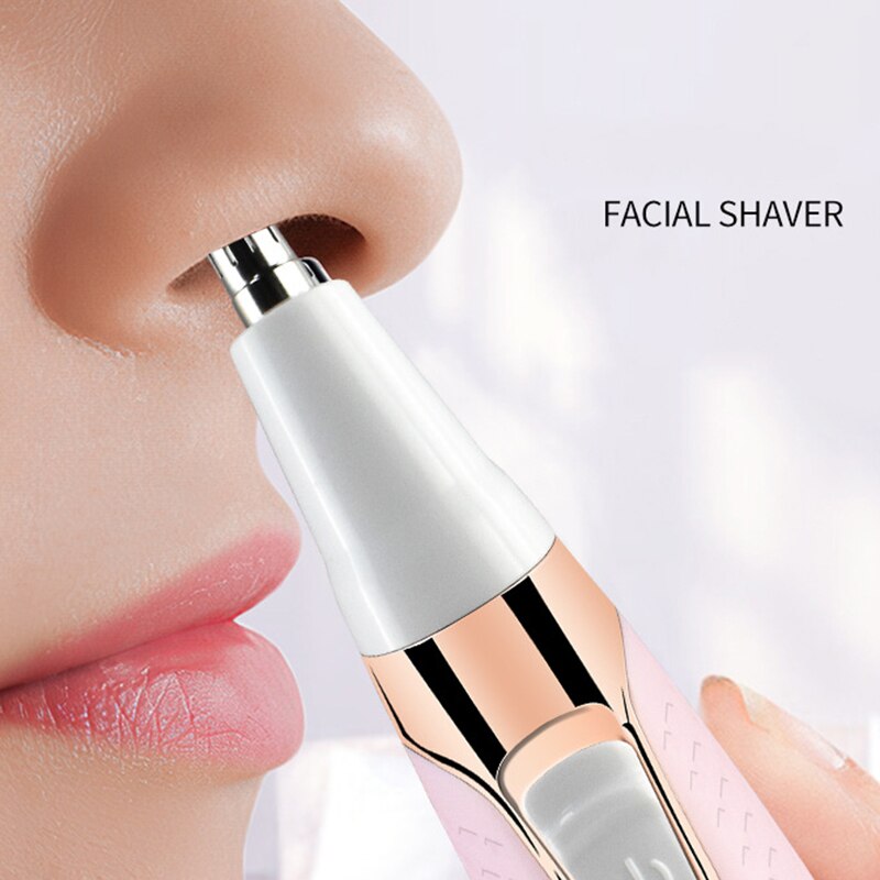 Neue Heiße 5 in 1 Schmerzlos Frauen Epilierer Weibliche Augenbraue Trimmer Dame Rasierapparat Körper Haar Entfernung Rasieren Maschine SMD66
