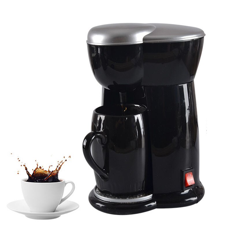 Amerikanischen Tropf Kaffee Maschine Einzigen Tasse Haushalt Kleine Mini Kaffee Hersteller Maschine Elektrische