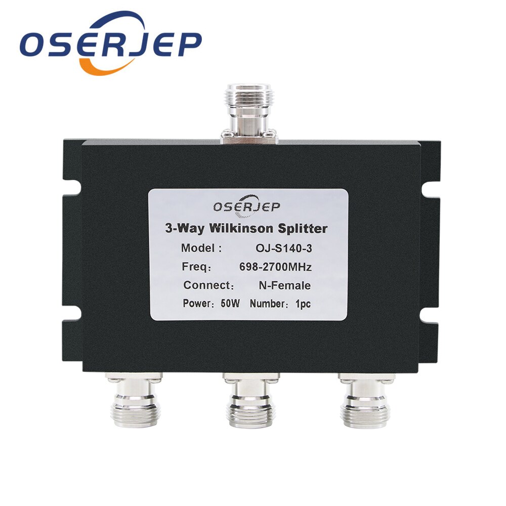 2G 3G 4G 698-2700mhz 3 Weg Mikro-streifen Energie Splitter N Typ 3-weg Micros Energie Teiler für praktisch Signal Booste