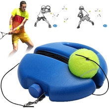Tennis Ausbildung Aids Werkzeug Mit Elastischen Seil Ball Praxis Selbst-Pflicht Rebound Tennis Trainer Partner Sparring Praxis Ausbildung