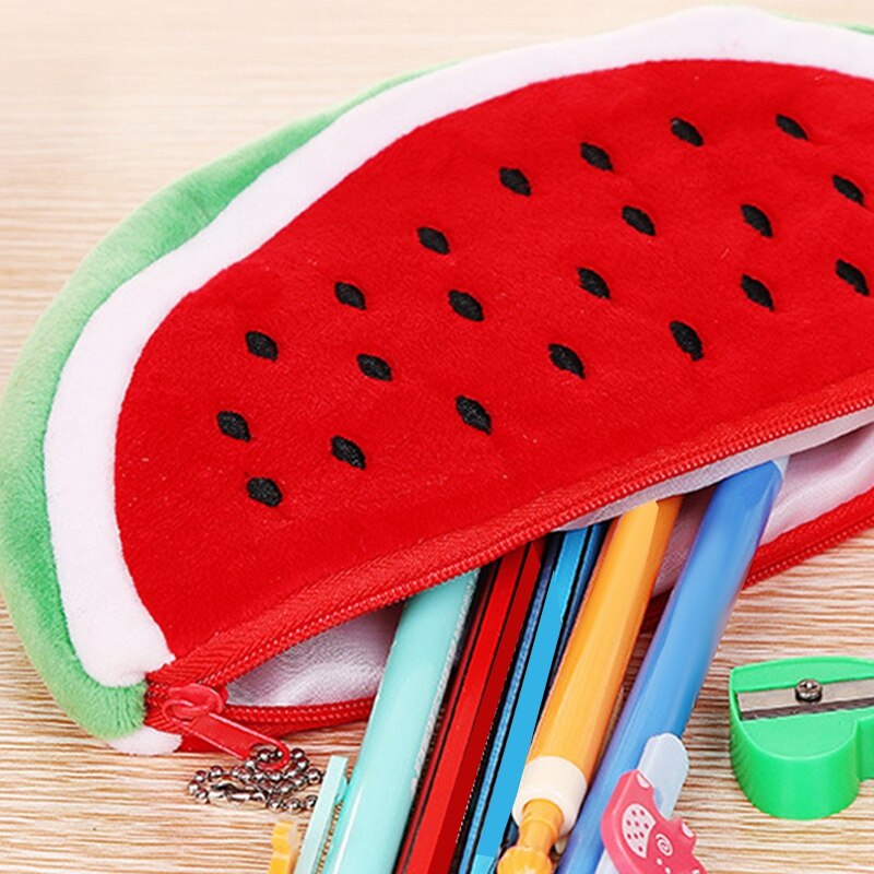 1 Pc Neueste Praktische groß Volumen Wassermelone Obst freundlicher Bleistift Tasche fallen Kosmetik Portemonnaie Halfter Beutel Schule Liefert