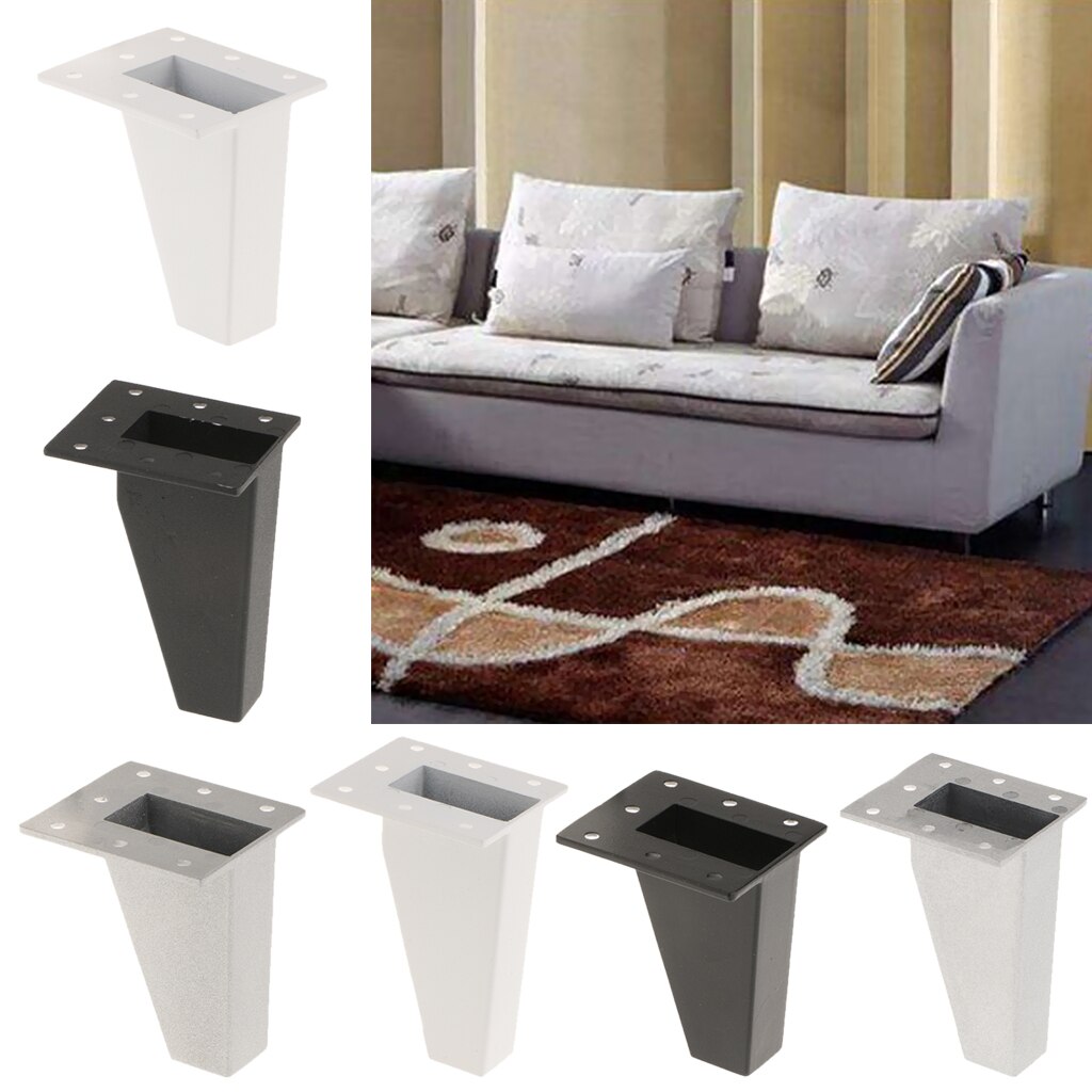 schwer Pflicht Rostfrei Metall Möbel Beine Sofa Couch Stuhl Bett Ottomane Schrank Beine Anti-feuchten Füße Sockel Stand Bett Steigleitung 8/10cm