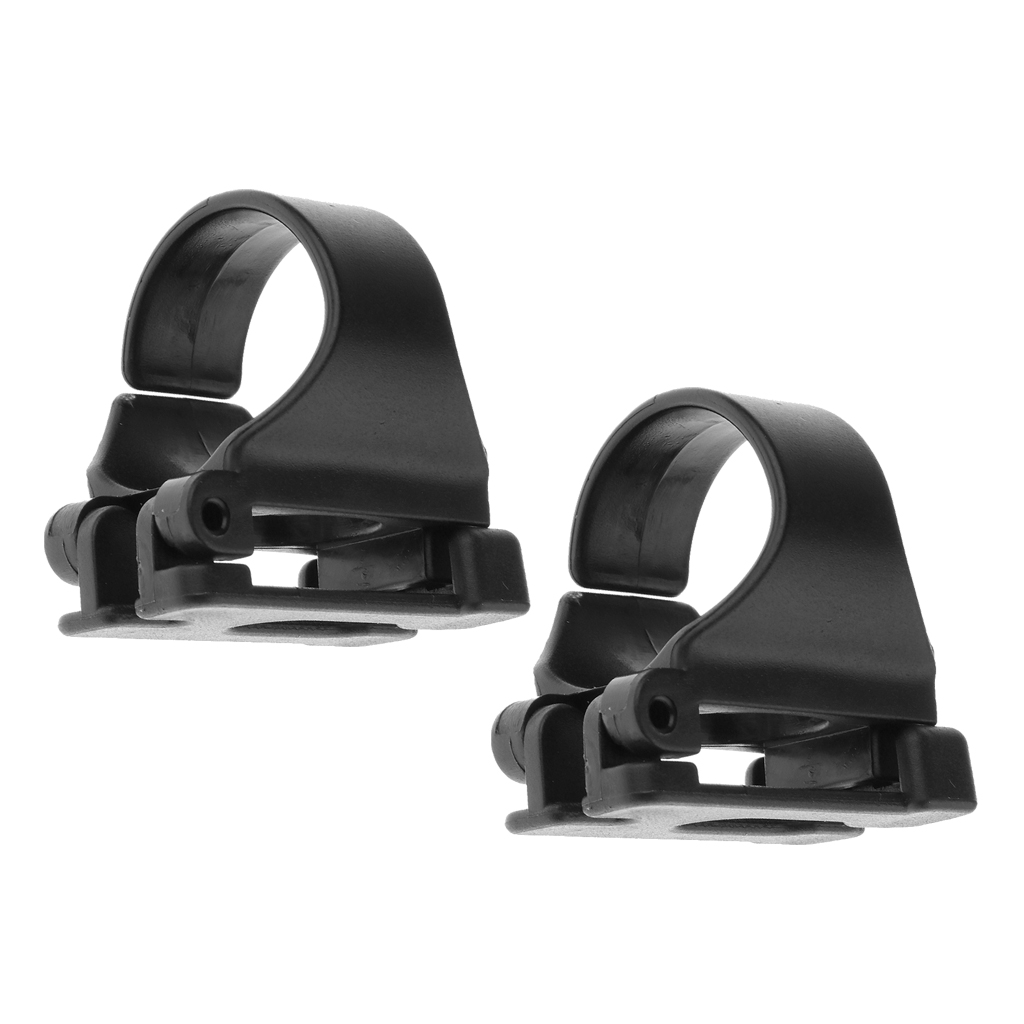 Pack von 2 flexibel Schnorchel Wächter Clip Befestigung für Schnorcheln Tauchen Schwimmen Tauchen Unterwasser Wasser Sport Ausrügestochen Schwarz