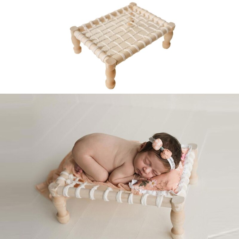 Fotografie Baby Requisiten Jahrgang gewebte Rattan Korb Neugeborenen Fotografie Requisiten Korb Baby Posiert Sofa Bett Accessoire