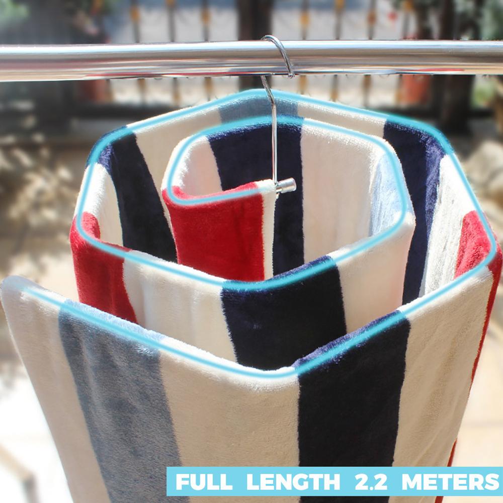 Heiße Neue Trocknen Gestell Spirale geformt KleiderbüGel Rotierenden Decke Lagerung Decke Decke Gestell Gute Für Außerhalb Fenster drinnen Balkon