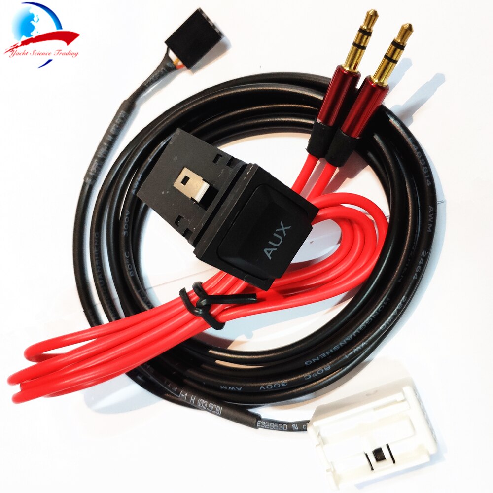 1 stücke Schalter Kabel AUX USB Adapter Für RCD510 RNS510 RNS315 RCD310 RCD300 VW Golf/GTI/R MK5 MK6 Jetta 5KD035724 GW