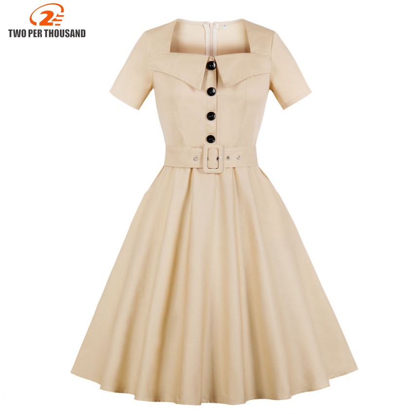 S-4XL Plus Größe Sommer Kleid Jahrgang Rockabilly Kleid Jurken 50s retro Große Schaukel Aufstecken Frauen Audrey Hepburn Kleid vestidos