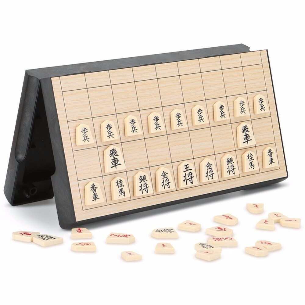 Faltbare magnetisch Falten Shogi einstellen verpackt Tragbare Japanischen Schach Spiel Sho-gi ÜSpund Logisches denken