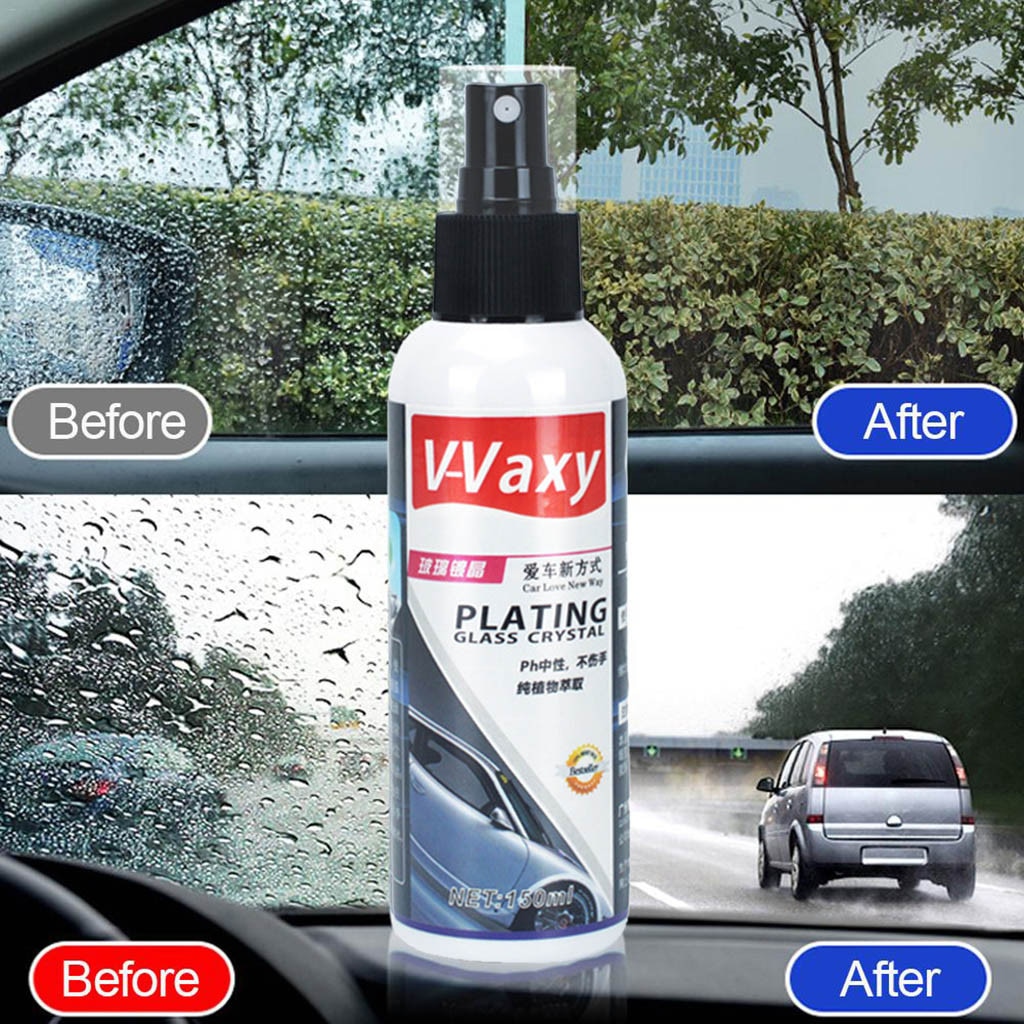 1 flasche 150 ml Glas markiert Entferner Reiniger Automobil Glas Beschichtung Mittel Regendicht Mittel Glas Regen markieren Öl Film Entferner