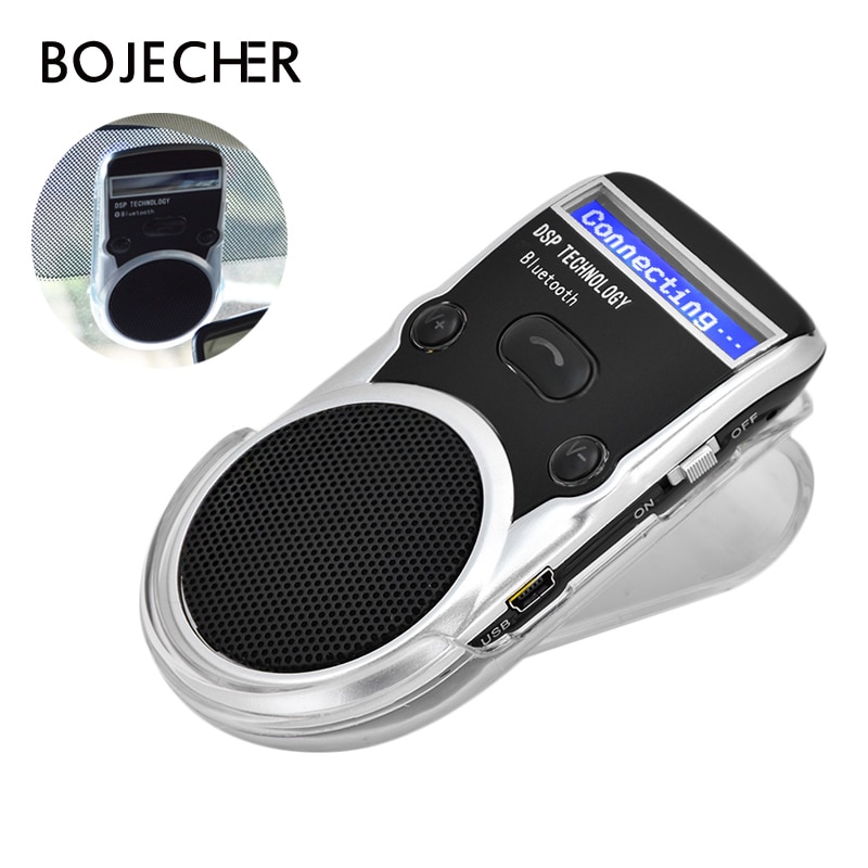 Aux Bluetooth Wagen Bausatz Freisprecheinrichtung kabellos Lärm abbrechen Bluetooth Empfänger Auto Freisprecheinrichtung Wagen Bausatz Multipoint Clip Sonnenblende