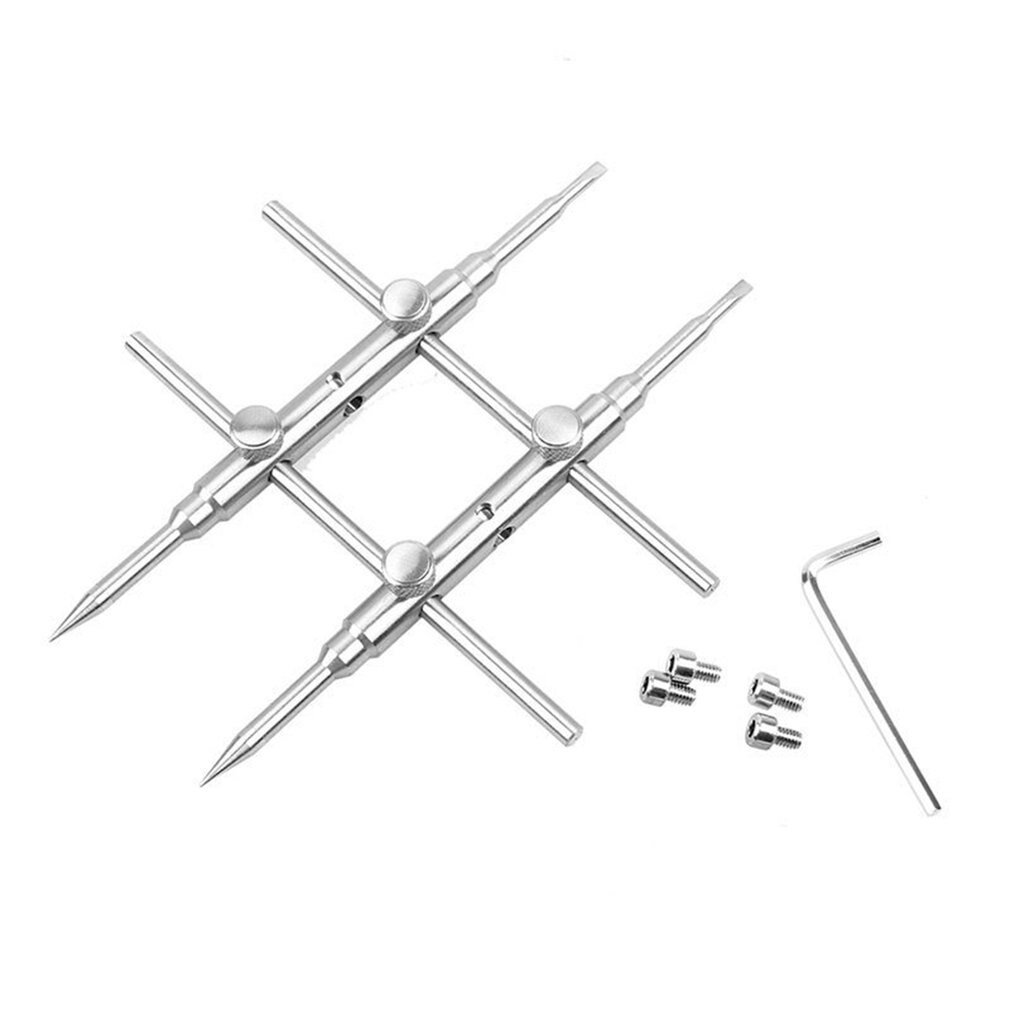 Edelstahl Kamera Objektiv Reparatur Schraubenschlüssel Öffnung Werkzeug einstellen Zerlegen sterben Objektiv Bereich von 25mm bis 130mm
