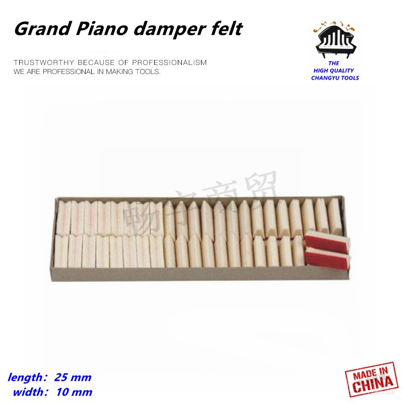 Klavier stimmen werkzeuge zubehör großartig Klavier dämpfer fühlte Bass/HöHenne/Alt/Tenor dreieck wolle/Blüte es /Slot wolle Klavier teile