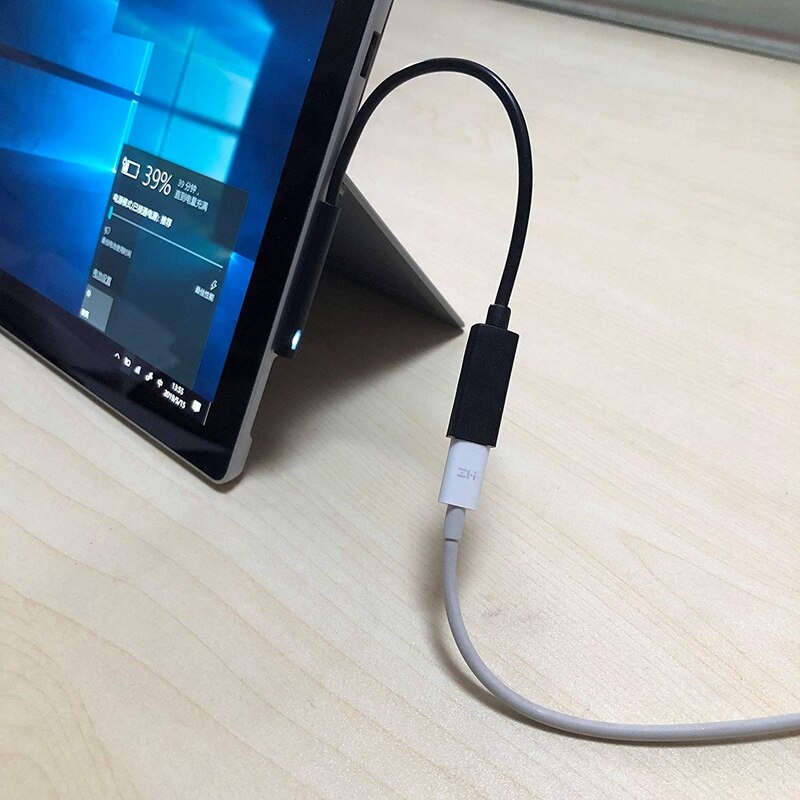 0,2 M Weibliche USB-C Ladekabel für Oberfläche Profi 6/5/4/3 Oberfläche Laptop 1/2, 45W 15V PD Ladekabel