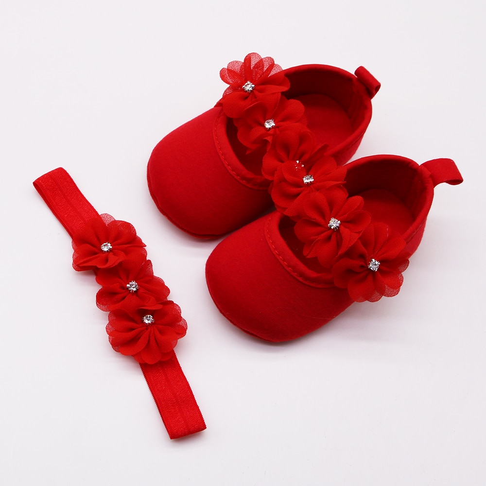 Baby Erste Wanderer Schuhe freundlicher Mädchen Baby Party Ballerina Schuhe Kleinkind 3D Blume Strass lässig Schuhe