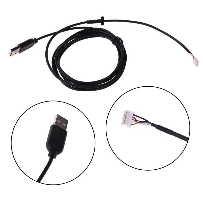 USB Weiche Maus Kabel Linie Ersatz Draht für logitech G402 Hyperion Zorn Maus W8ED