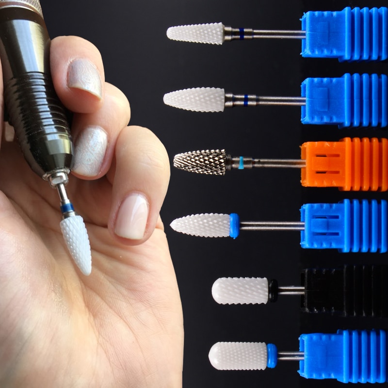 1PC M XC Größe Keramik Flamme Nagel Bohrer Für Elektrische Nagel Manikübetreffend Pedikübetreffend Cutter Maschine Werkzeuge zubehör