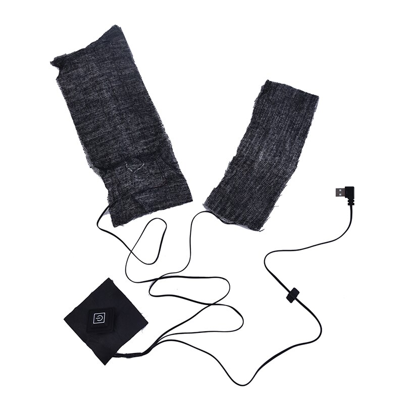 2Stck USB Warme Einfügen Pads Schnell-Heizung Kohlenstoff Faser Heizung Pad 3 Modus Einstellbar Sicher Heizung Wärmer Pad für Tuch Weste Schuhe
