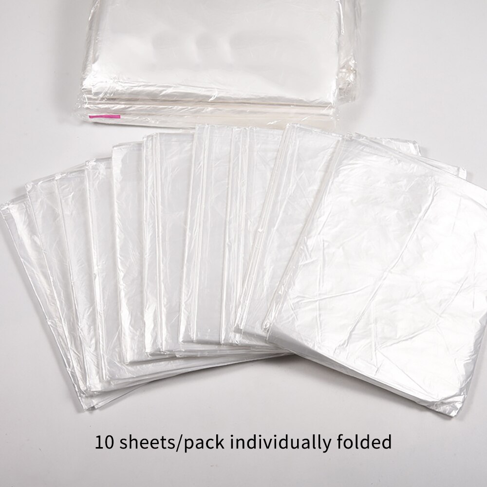 10 stücke Einweg Badewanne Abdeckung Futter Wasserdichte Unabhängige Reisen Pack Ultra Große Badewanne Liner Kunststoff Tasche Für Salon Hotel