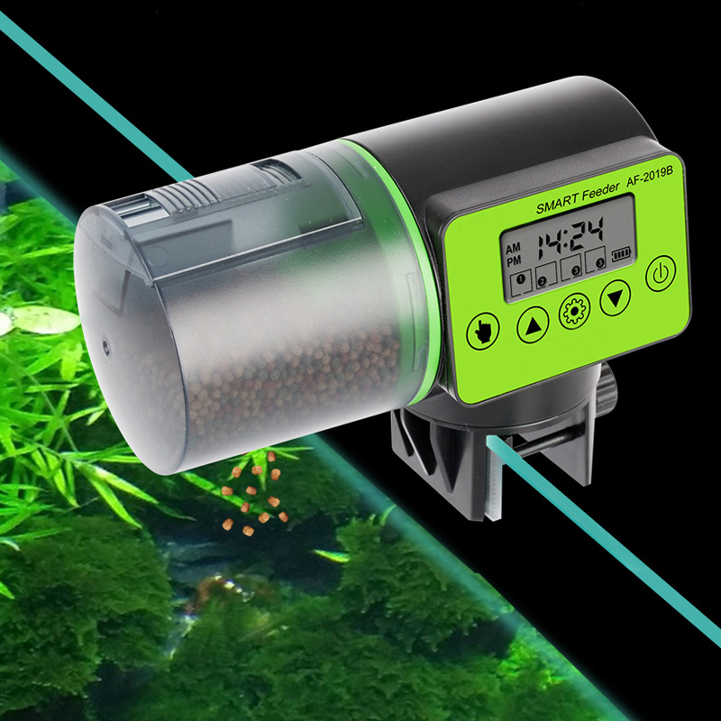 Clever Automatische Fisch Zubringer Aquarium Zubringer Aquarium Auto Fütterung Spender mit LCD Zeigt Timer Aquarium Zubehör
