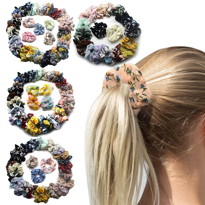 Chiffon Pferdeschwanz Elastische Frauen Haar Seil Haar Clip chaotisch Brötchen Hersteller freundlicher Gummi Haar Seil Mädchen Haar Zubehör Styling Werkzeug