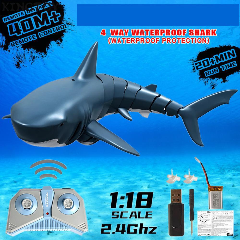 Kontrolle Hai Unterwasser RC freundlicher Spielzeug Fisch Elektronische Ebene Wasser jungen Spielzeug für freundlicher 1638000