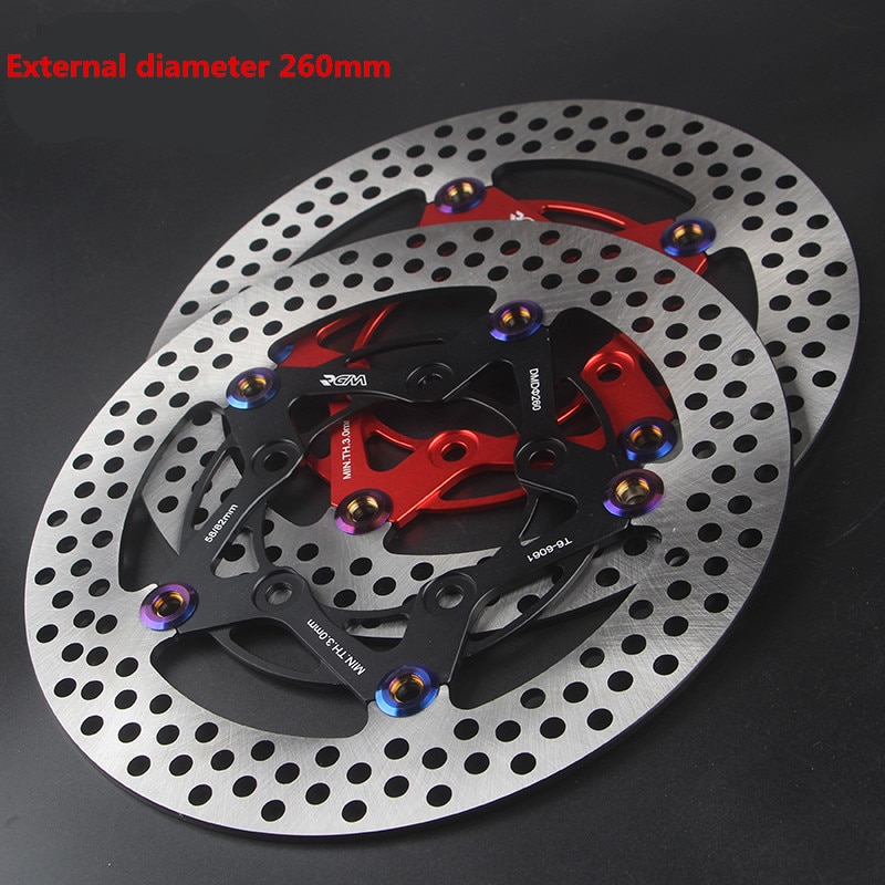 Universal- RPM 260*58mm motorrad numerisch gesteuert schwimm bremsscheibe CNC bremsscheibe Rabatt für Yamaha Honda motorrad