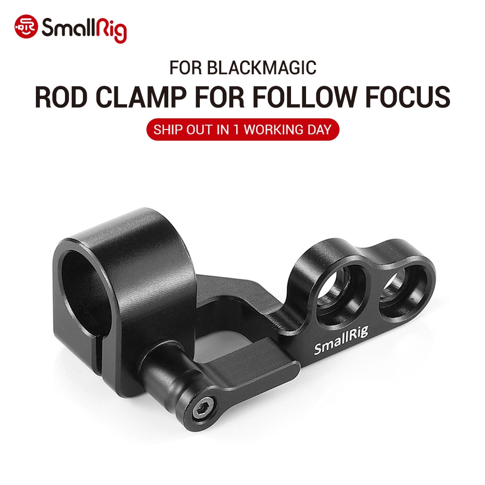 SmallRig Kamera Anlage 15mm Einzel Stange Klemme für BMPCC 4K / 6K KäFeige Zu Montieren eine Folgen fokus Motor- wie für Tilta Kern Nano 2279