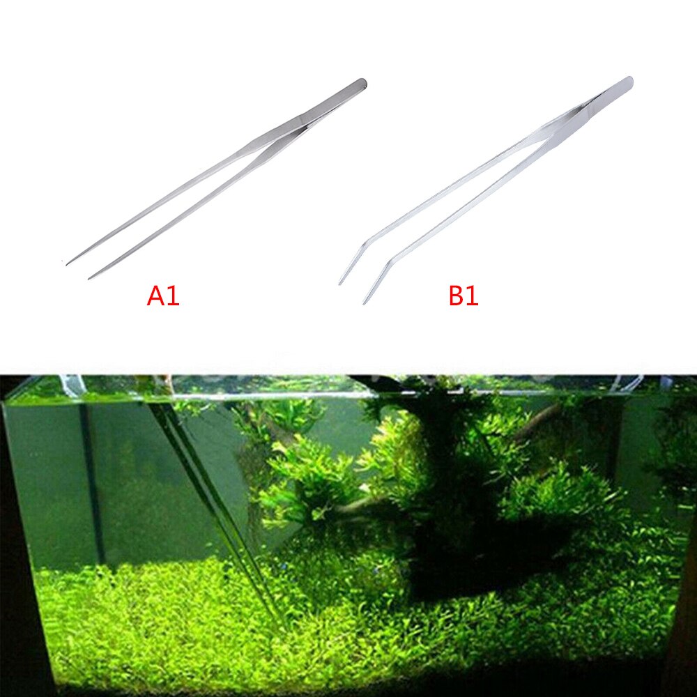 27CM Edelstahl Pinzette Aquarium Live-Panzer Anlage Lange Zange Schere Neue Edelstahl Pinzette