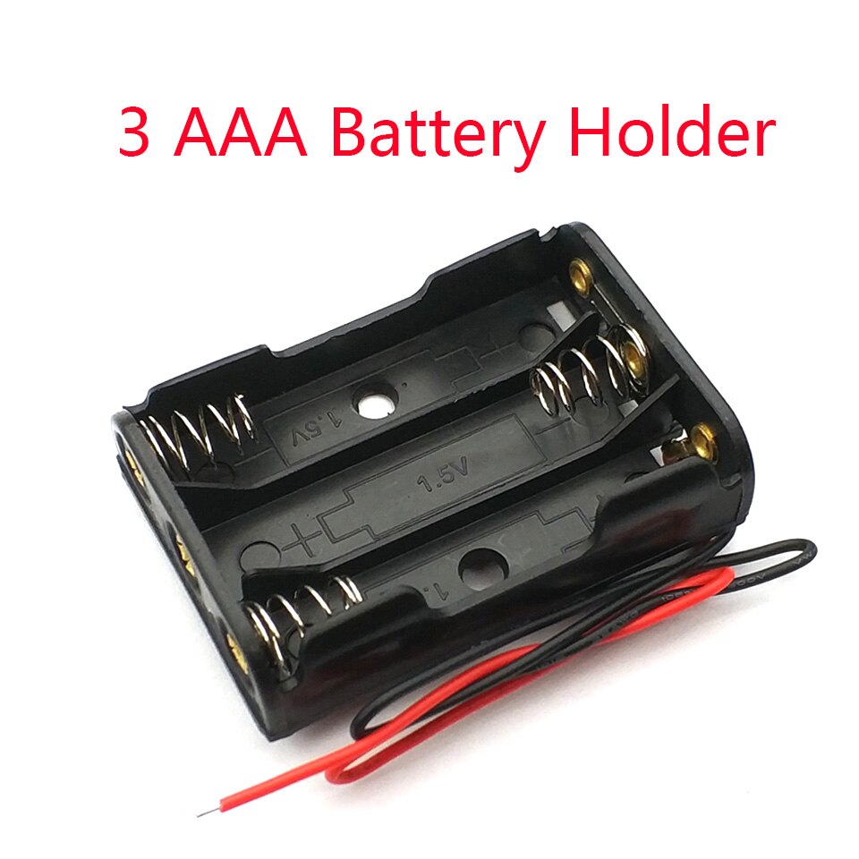 5Stck 3 x AAA Batterie Kasten fallen AAA Batterie Halfter Mit Draht Führt AAA Batterie fallen DIY 1,5 V
