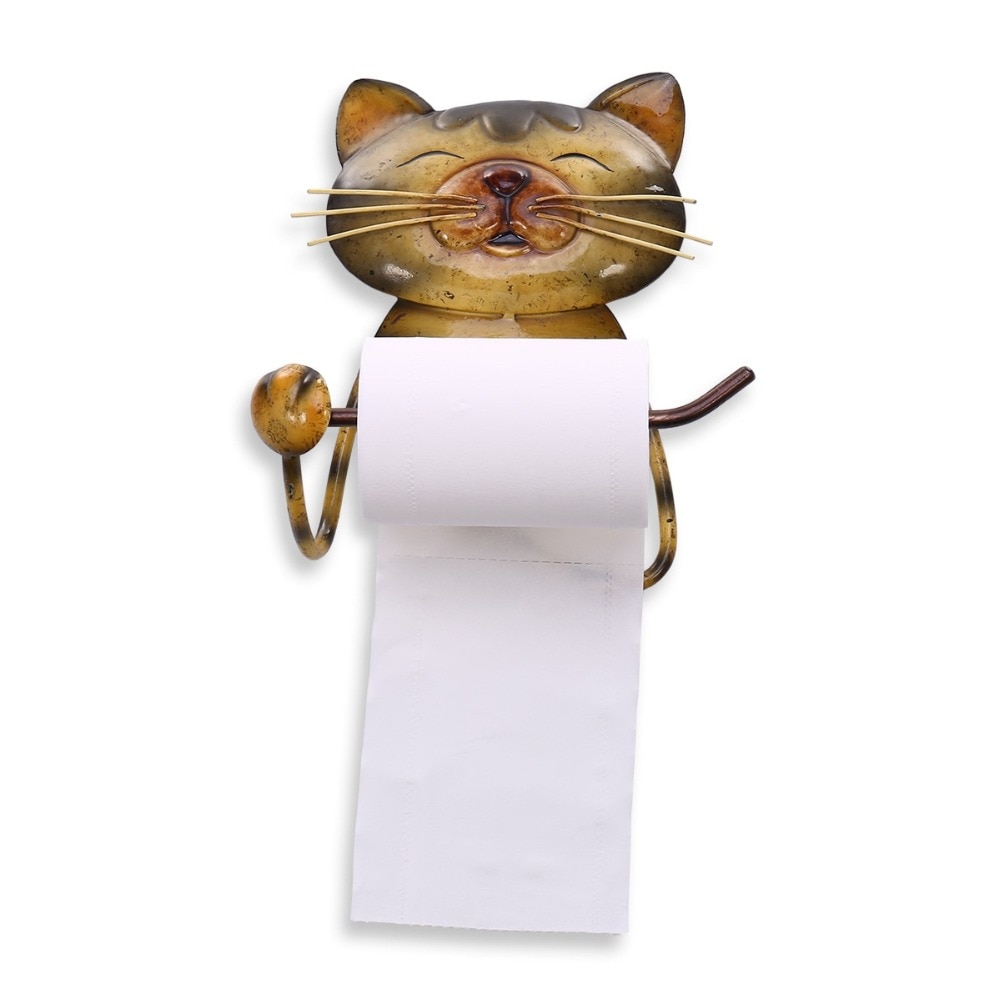 Katze Papier Handtuch Halfter Jahrgang Gusseisen Hund Wc Papier Halfter Stehen Handtuch Halfter Stehen für Schlecht