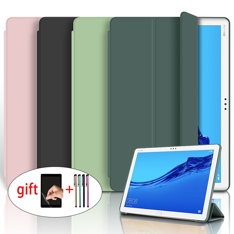 Magnetische fallen für HUAWEI Mediapad M5 lite 8,0 JDN2-W09 JDN2-AL00 Leder Stehen Abdeckung für Huawei Mediapad m5 lite 8 fallen + Film + stift