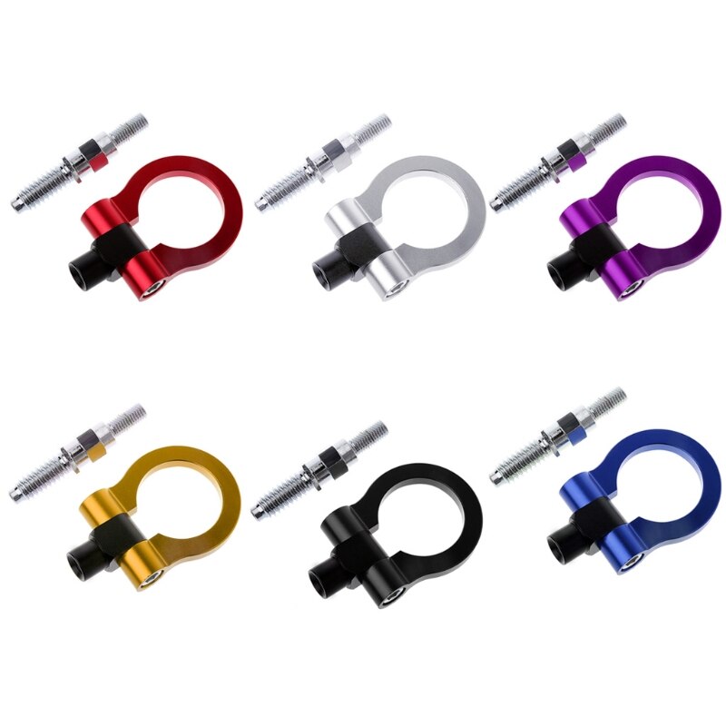 Universal- Rennen Abschleppen Auto Abschleppen Haken passen Für BMW E46 E81 E30 E36 E90 E91 Europäischen Auto Auto Anhänger Ring Auto Zubehör