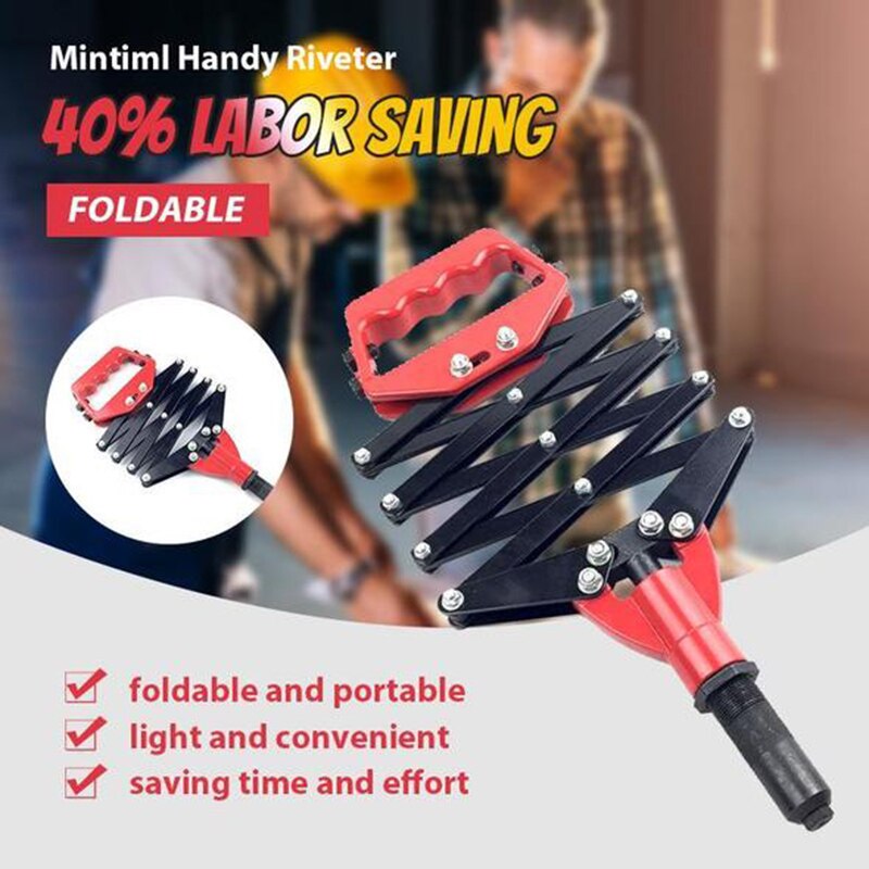 Aufwand Sparen schwer Pflicht Riverting Werkzeug Niet murmeln Werkzeug Falten Nietmaschine Tragbare Ihr-Heißer