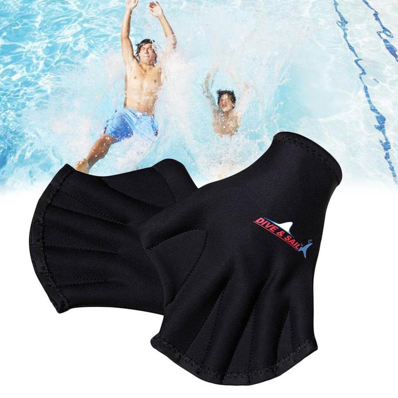 1 paar Schwimmen Tauchen Handschuhe 2mm Schwimmen Hand vernetzt freundlicher Handschuhe Handschuhe Ausrügestochen Schutz Erwachsene Schwimmen Ausbildung