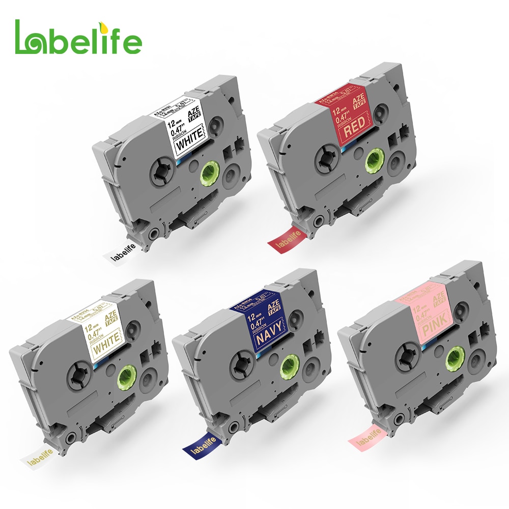 Labelife TZe-231 Satin- Band 12mm Satin- Band TZe-R231 TZe-betreffend34 TZe-betreffend31 Kompatibel für Bruder P-berühren Band Etikett Hersteller