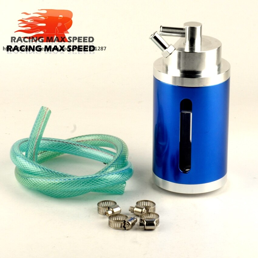 Universal- Öl Fang Panzer mit innen Filter Aluminium kraftstoff Panzer 0,45 L Drehung oben Hafen Panzer oct1113