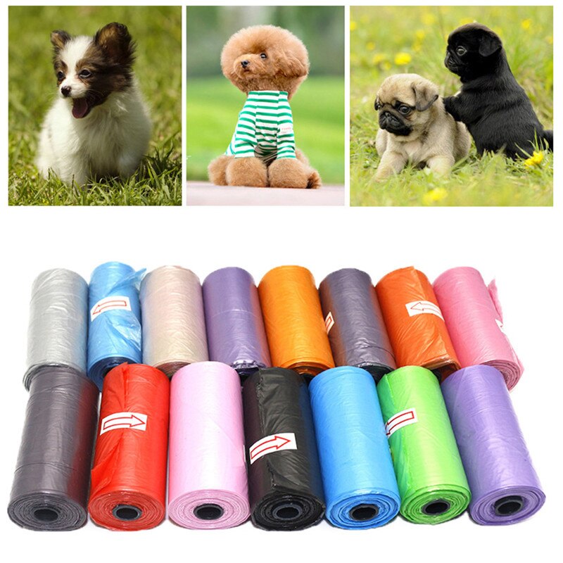 10rollen Hund Kacke Tasche für Haustiere Abfall Müll Tasche Abbaubar Pfote Druck sauber-hoch Tasche Abfall wählen hoch Sauber Tasche Hund Wurf