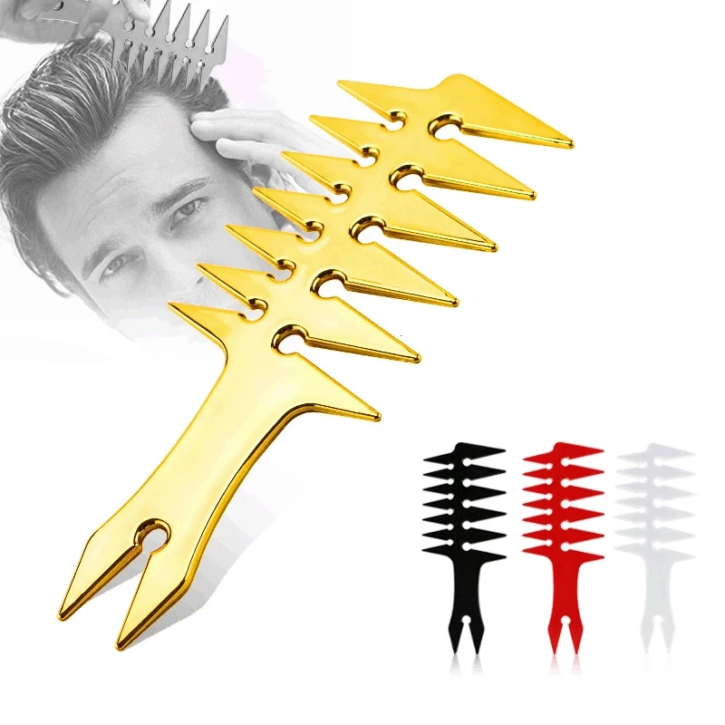 Männer Ölkopf Kamm Friseur Haarschnitt breite Zahn gabel Kamm große Zähne entwirren lockigen Kamm Friseur Friseur Styling-Werkzeuge