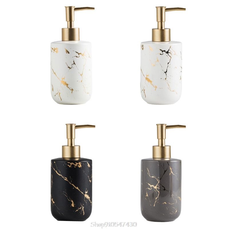 300ML Keramik Emulsion Flaschen Kreative Latex Flaschen Flüssigkeit Seife Spender Schlecht einstellen Dekoration Badezimmer Acce D14 20