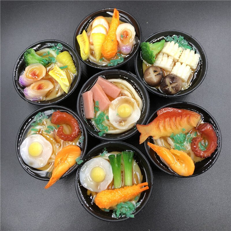 Simulation Lebensmittel Kühlschrank Aufkleber Japanischen Stil Gestreckt Nudeln 3D Magnetische Kreative Außenhandel Kühlschrank Magnet Dekor