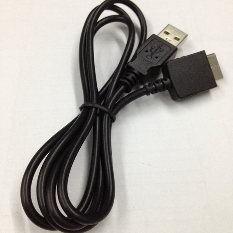 USB Daten Ladegerät Kabel USB Daten Ladekabel Transfer Ladegerät Kabel für Sony Walkman E052 A844 A845 MP3 MP4-Spieler Schwarz