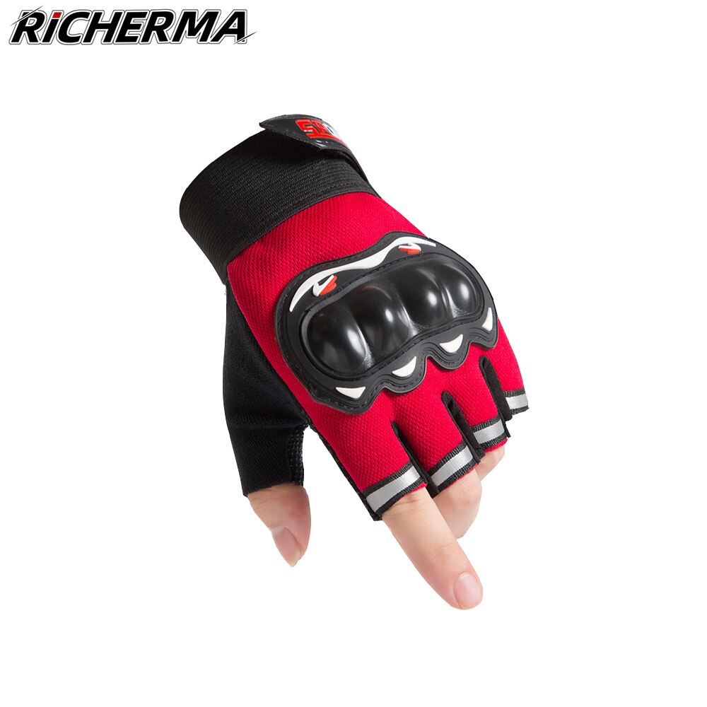Fingerlose Motorrad Handschuhe Sommer Moto Handschuhe Männer Frauen dauerhaft Anti-Unterhose Reiten Handschuhe Elektrische Rolle Motos Fahrrad Radfahren
