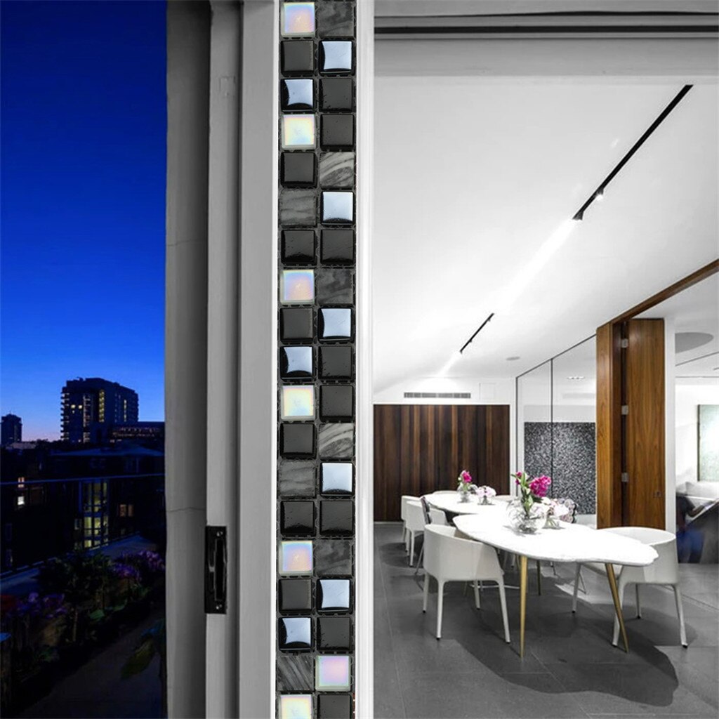 10Stck 3D Fliesen Aufkleber 10*10cm Selbst Klebstoff Wasserdicht Marmor Mosaik Zauberstab Kunst Küche Möbel Fliesen Aufkleber Zauberstab Aufkleber # Y5