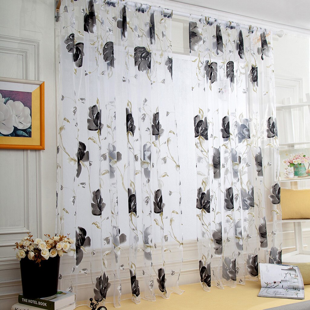 Luxus Jacquard schier Vorhänge Für Wohnzimmer Das Schlafzimmer Küche Tüll Für Fenster Schleier Garn Vorhänge Fenster Behandlungen # T2P