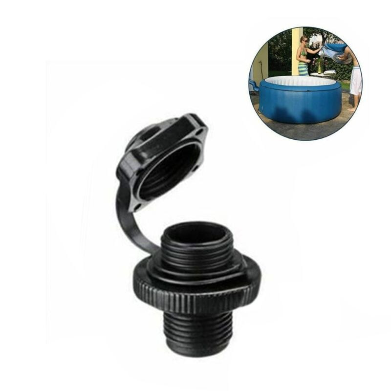 Schwarz Schraube Luft Inflation Ventil Kappe MSPA M-Spa Reve Elite SID Abdeckung Heißer Tup Luft klopfen Jet Rauch Schwanz murmeln