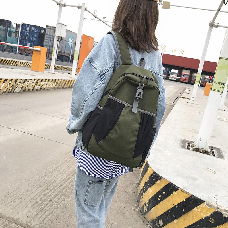 Frauen Rucksack Leinwand Bagpack Hochschule Tasche Für Mädchen Große Kapazität Rucksack Mochilas Weibliche Tornister Rucksack