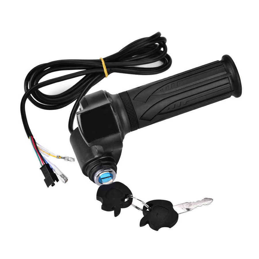1 paar E-Fahrrad Twist Drossel Gaspedal Wasserdichte LED-anzeige Lenker Gas Griff Elektrische Fahrrad Fahrrad Rolle Zubehör