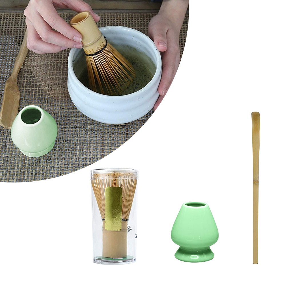 3 in 1 Tee Zeremonie Matcha Keramik Tee Schüssel Bambus Matcha Schneebesen Japanischen Teegeschirr Tee Werkzeug 3 Stil Matcha Schüssel einstellen